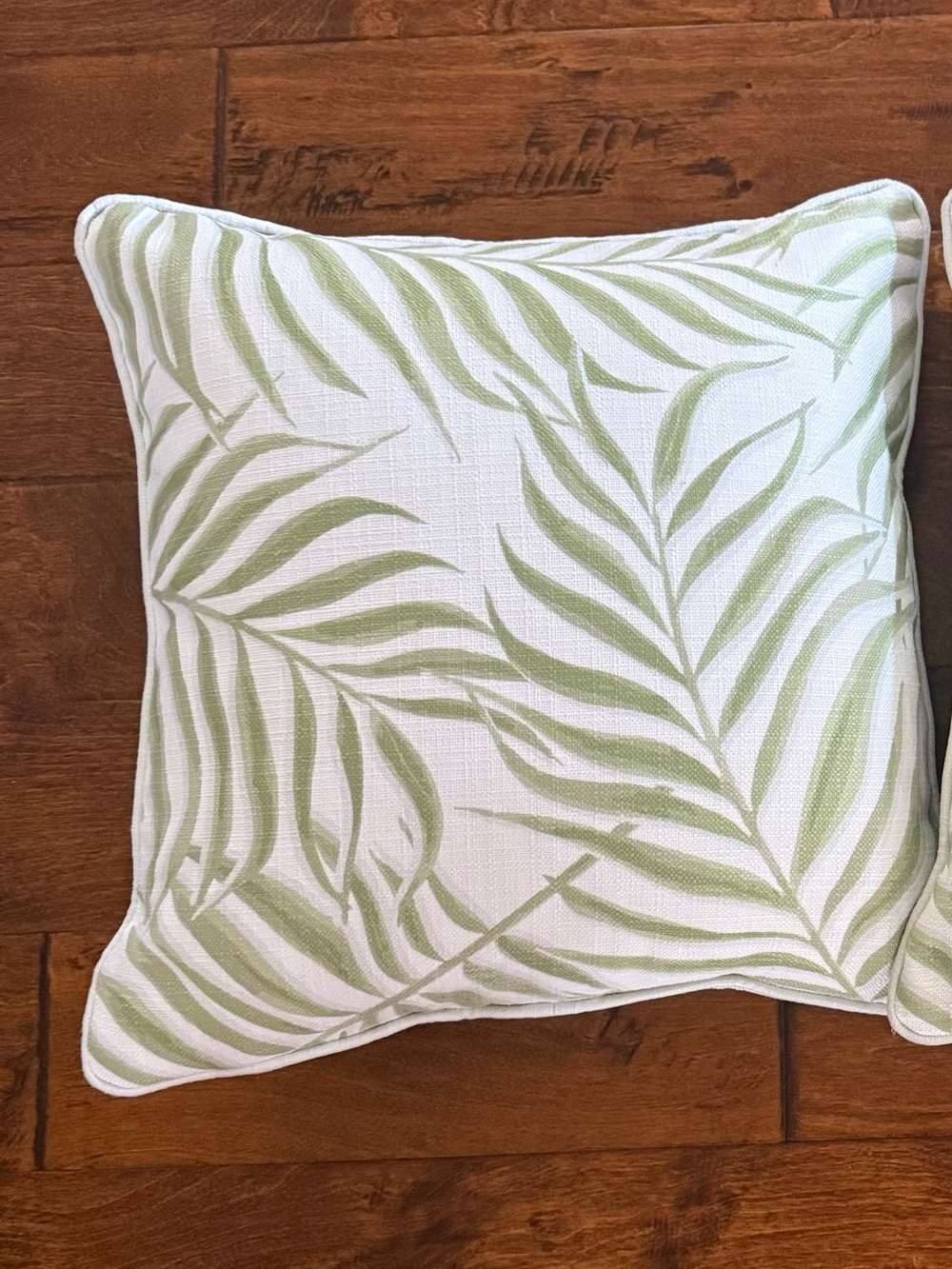 Sewing Down South Craig Conover Design Palm Leaf Throw Pillow Covers SET of 2